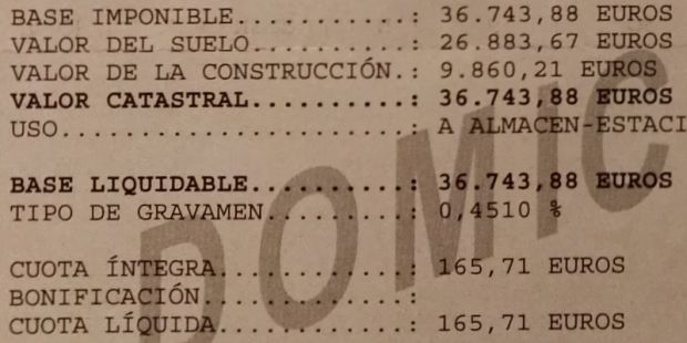 Calcular el IBI anual